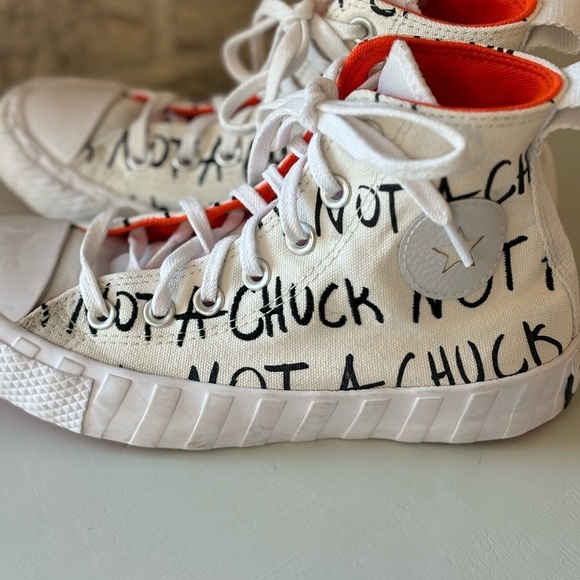 Converse High Top Tennis Shoes. Not A Chuck. Women’s Sz-6 Men’s Sz 4 GUC - Picture 3 of 7